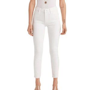 Mother high waister ankle fray fairest of them all jeans